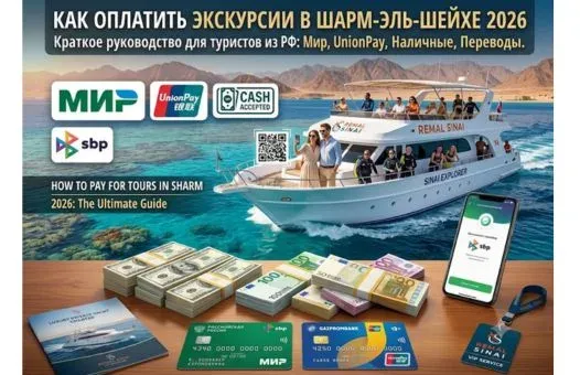 How to Pay for Tours in Sharm El Sheikh 2026: Mir Cards & UnionPay