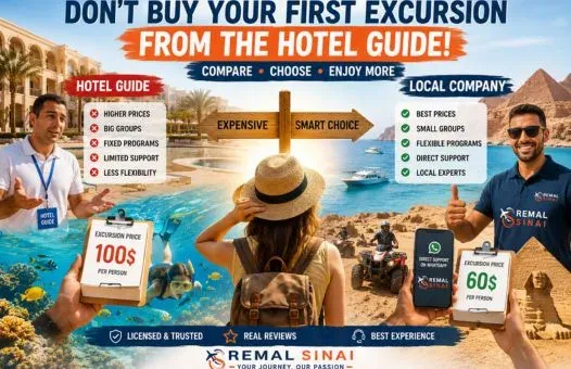 Why I Never Recommend Booking Your First Excursion from the Hotel Guide in Sharm El Sheikh (2026 Honest Comparison)